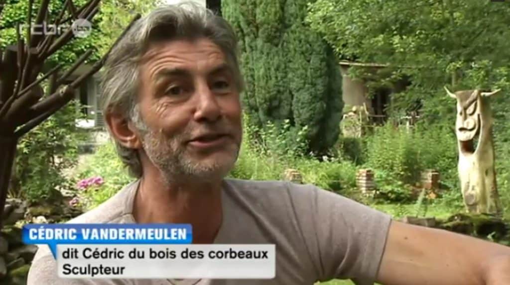 Reportage de la télévision belge à propos de Cédric et de son lieu magique